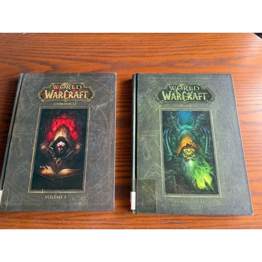 World of Warcraft Chronicle Vol 1 & Vol 2 Hardcover Blizzard Lore Books 2016-17